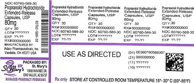 589-30 (Propranolol 60760 589 30)